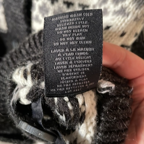 Sansara sweater fair isle Nordic coatigan knit wool - Picture 5 of 7